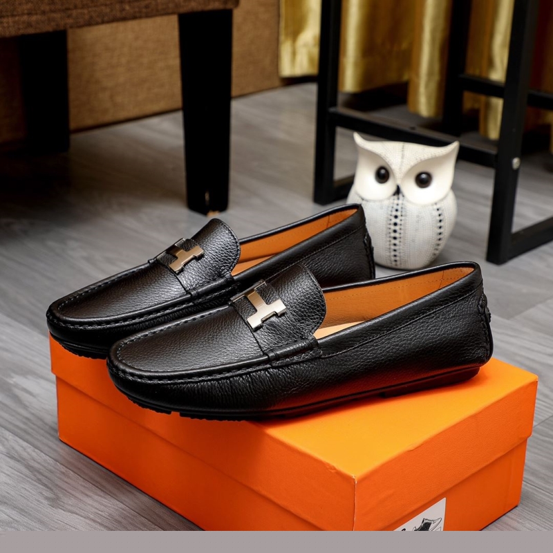 H**mes leather shoes